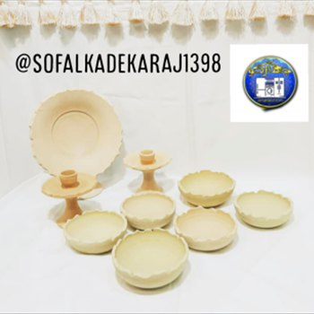 ست هفت سین خام سفالی 